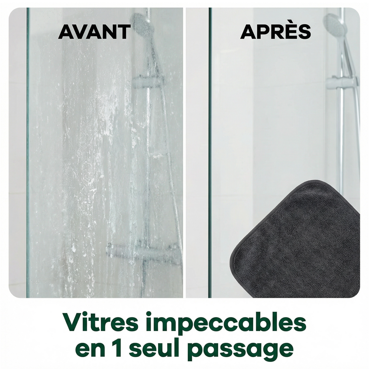 Hygalia — La Microfibre Anti-Calcaire Zéro Traces
