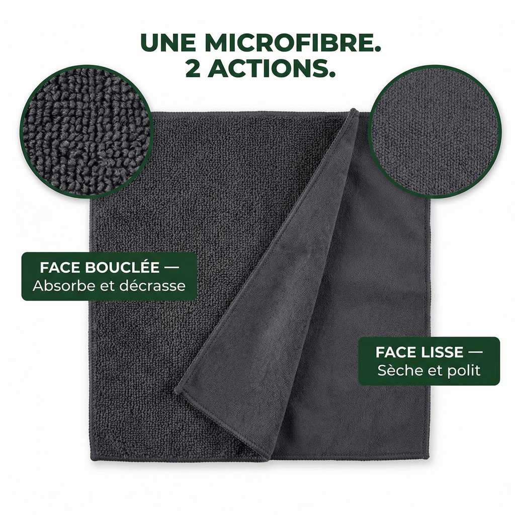 Hygalia — La Microfibre Anti-Calcaire Zéro Traces