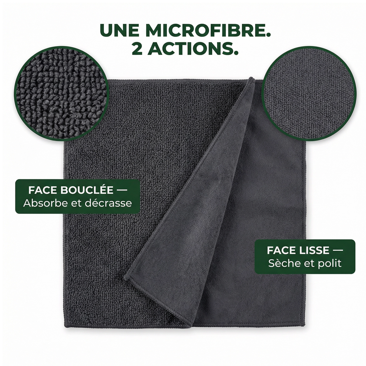 Hygalia — La Microfibre Anti-Calcaire Zéro Traces