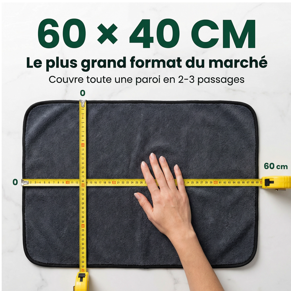Hygalia — La Microfibre Anti-Calcaire Zéro Traces